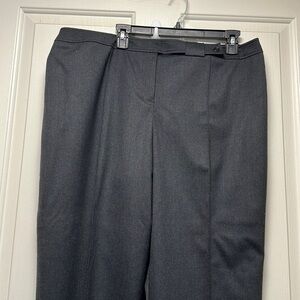 CARLISLE Charcoal Poly/wool Dress Pant Sz 18